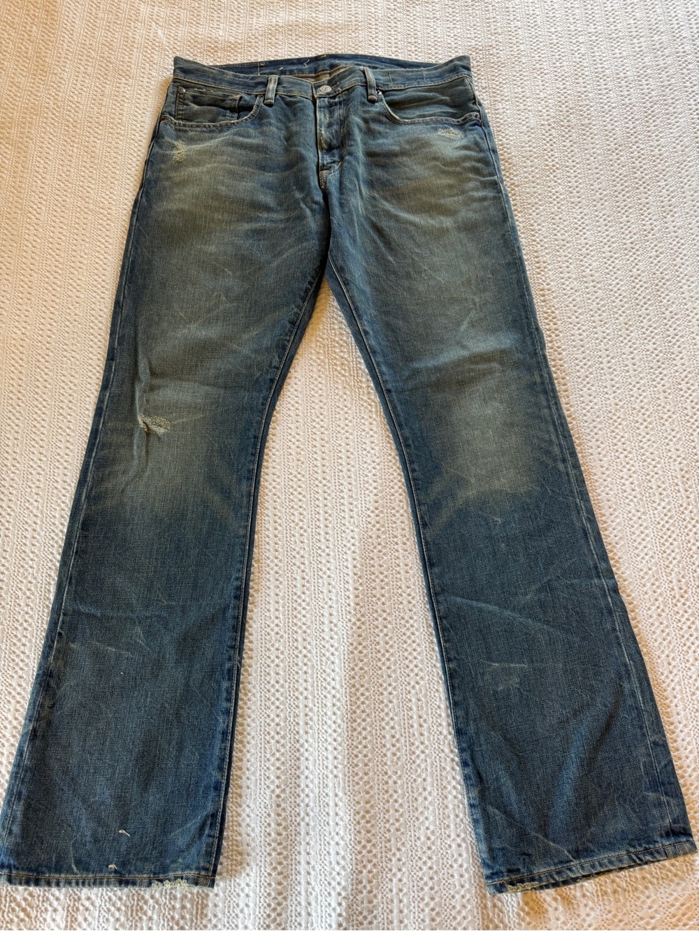 Denim & Supply Ralph Lauren Men's Faded Blue Bootcut Jeans size 34